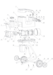 bio-shredder shredder part diagram