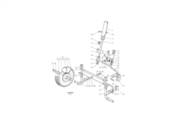 el63-ride-on-mower castel-twincut part diagram