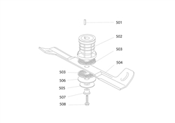 pan504 castel-twincut-4 part diagram