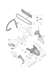 ps3540 petrol-chainsaw part diagram