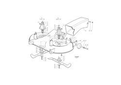 tcx102hydro castel-twincut part diagram