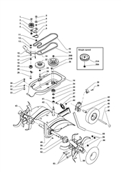 tellus-50rb cultivators part diagram
