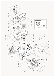 tellus-50rb cultivators part diagram