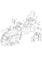 xg160hd castel-twincut part diagram