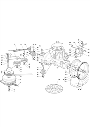 xg160hd castel-twincut part diagram
