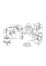 xg160hd castel-twincut part diagram