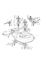 xg160hd castel-twincut part diagram