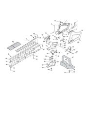 xh55 hedge-trimmers part diagram