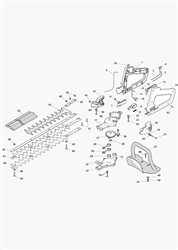xh55 hedge-trimmers part diagram
