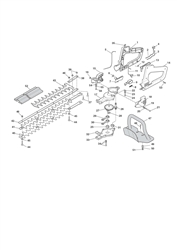 xh55 hedge-trimmers part diagram