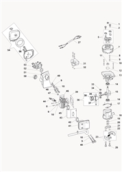 xhj550-hedge-trimmer hedge-trimmers part diagram