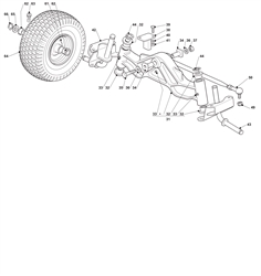 xhx240 castel-twincut part diagram