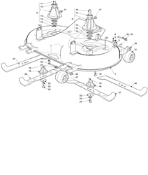 xhx240 castel-twincut part diagram