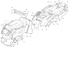 xhx2404wde castel-twincut part diagram