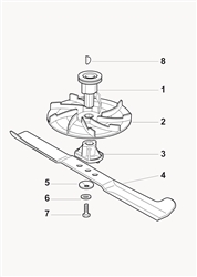 xp50bs castel-twincut-4 part diagram