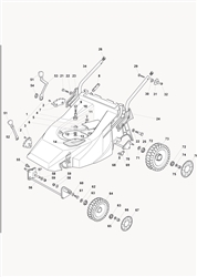 xp50bs castel-twincut-4 part diagram