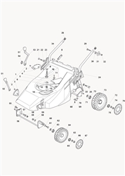 xp50hs castel-twincut-4 part diagram