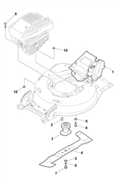 xspw57mbs castel-twincut-4 part diagram