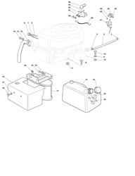 xt170hd castel-twincut part diagram