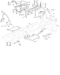 xt175hd castel-twincut part diagram