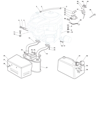 xt175hd castel-twincut part diagram