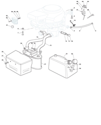xt175hd castel-twincut part diagram