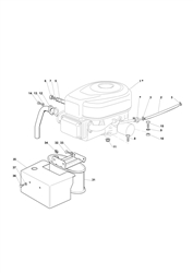 xt190hd castel-twincut part diagram