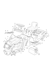 xt190hd castel-twincut part diagram