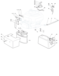 xt190hd castel-twincut part diagram