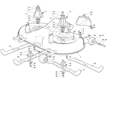 xt190hd castel-twincut part diagram