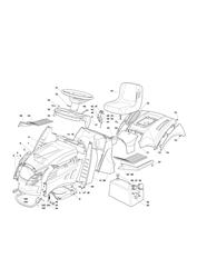 xt200hd castel-twincut part diagram