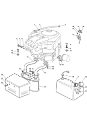 xt200hd castel-twincut part diagram