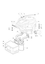 xt200hd castel-twincut part diagram