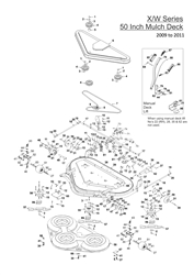 50-x--w x-series-decks part diagram