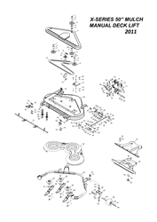50-x-series-mulch-1 x-series-decks part diagram