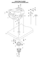a2050-lawn-tractor-2004 a-series-lawn-tractors part diagram
