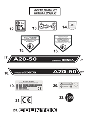 a2050-lawn-tractor-2004 a-series-lawn-tractors part diagram
