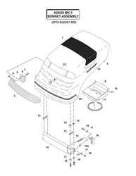 a2050-lawn-tractor-2004 a-series-lawn-tractors part diagram