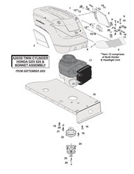 a2050-lawn-tractor-2004 a-series-lawn-tractors part diagram