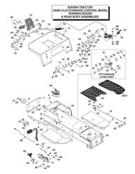 a2050-lawn-tractor-2004 a-series-lawn-tractors part diagram