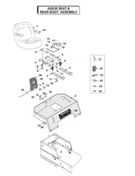 a2050-lawn-tractor-2004 a-series-lawn-tractors part diagram