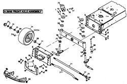 a2050-lawn-tractor-2007 a-series-lawn-tractors part diagram
