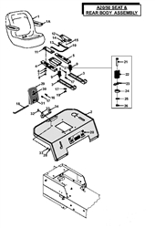 a2050-lawn-tractor-2007 a-series-lawn-tractors part diagram