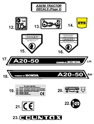 a2050-lawn-tractor-2007 a-series-lawn-tractors part diagram