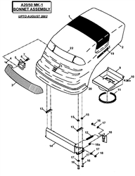 a2050-lawn-tractor-2007 a-series-lawn-tractors part diagram