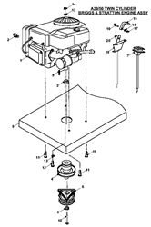 a2050-lawn-tractor-2007 a-series-lawn-tractors part diagram