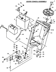 a2050-lawn-tractor-2008 a-series-lawn-tractors part diagram