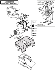 a2050-lawn-tractor-2008 a-series-lawn-tractors part diagram