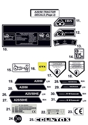 a2050-lawn-tractor-2010 a-series-lawn-tractors part diagram