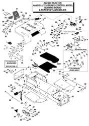 a2050-lawn-tractor-2010 a-series-lawn-tractors part diagram